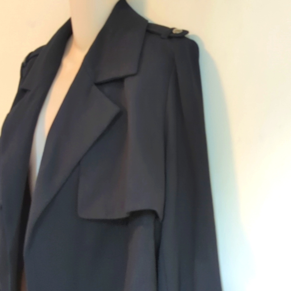 Chicos Cropped Trench Jacket - Picture 10 of 16